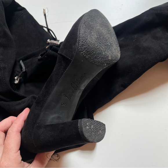 Sam Edelman Kent Boots Black Suede - Picture 4 of 9